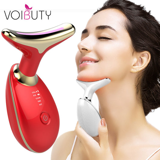 VOIBUTY Face Massager, Neck Beauty Device for Skin Tightening & Neck Lifting & Anti Wrinkle | buyfromsky.com